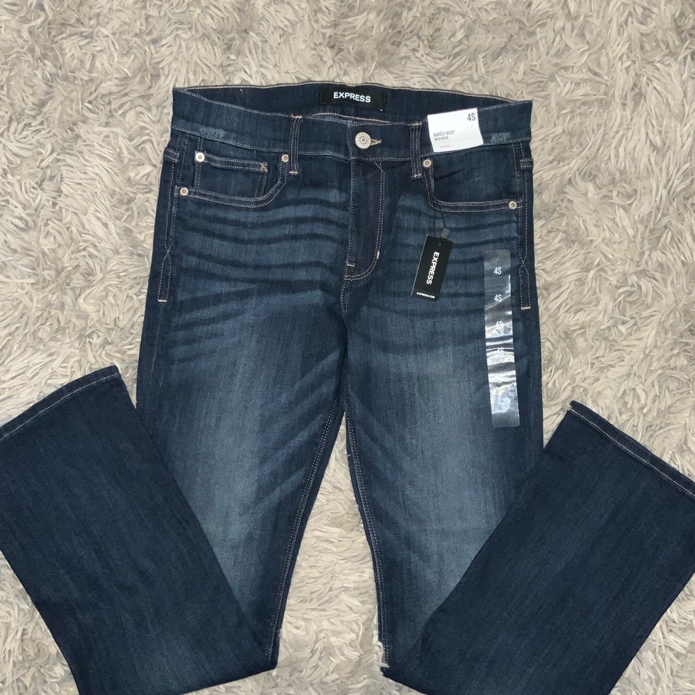 Express Dark Wash Jeans - Picture 2 of 4